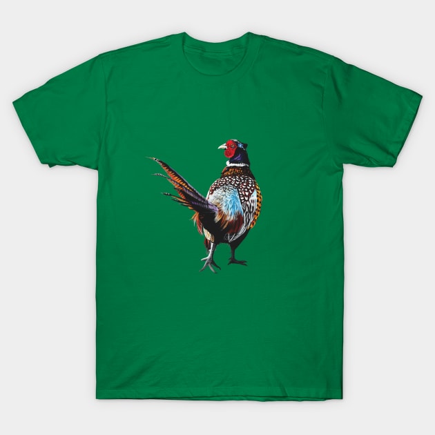 Ardler the Pheasant T-Shirt by IslesArt